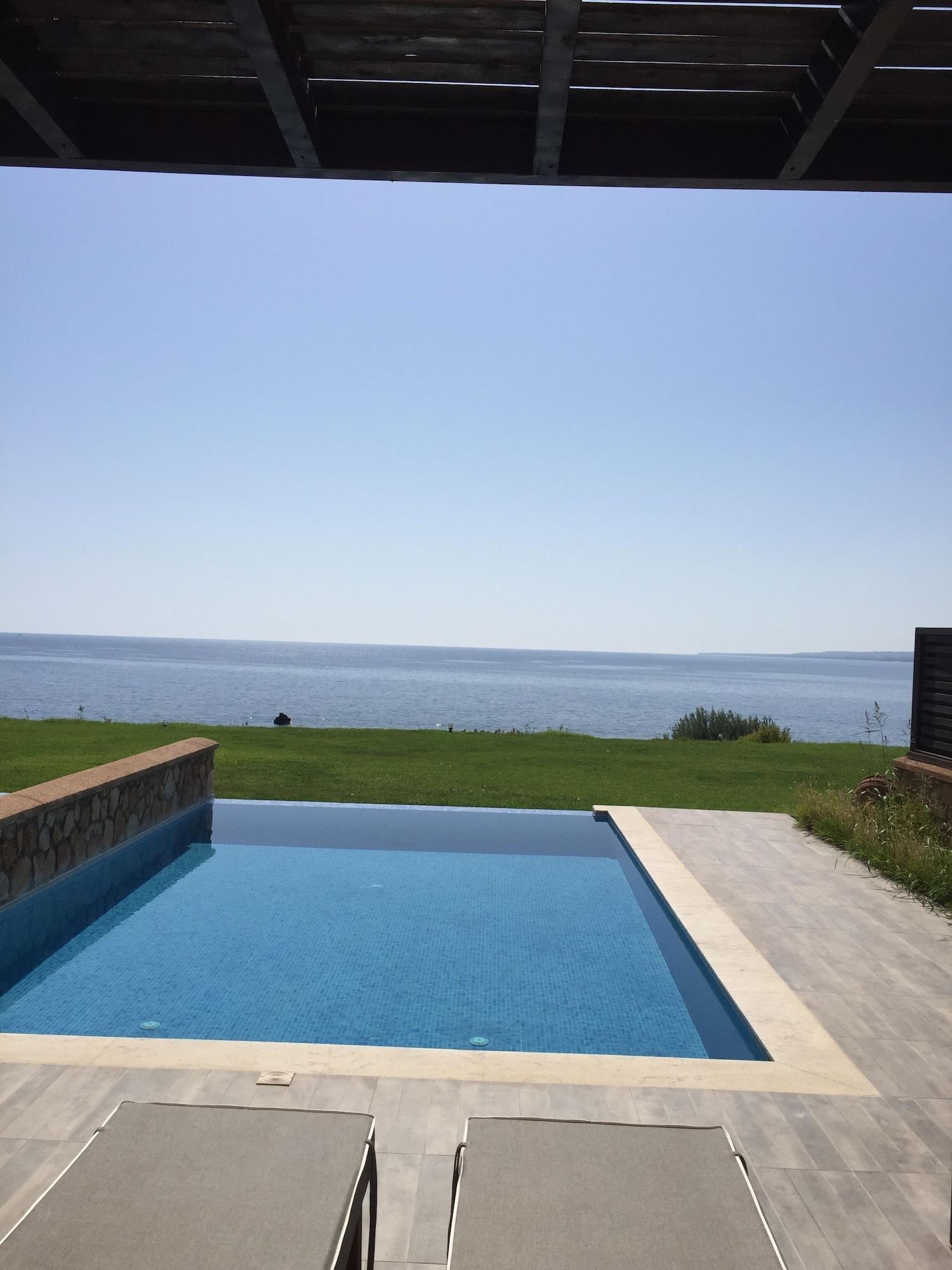 Al Mare Villas Kiotari Bagian luar foto