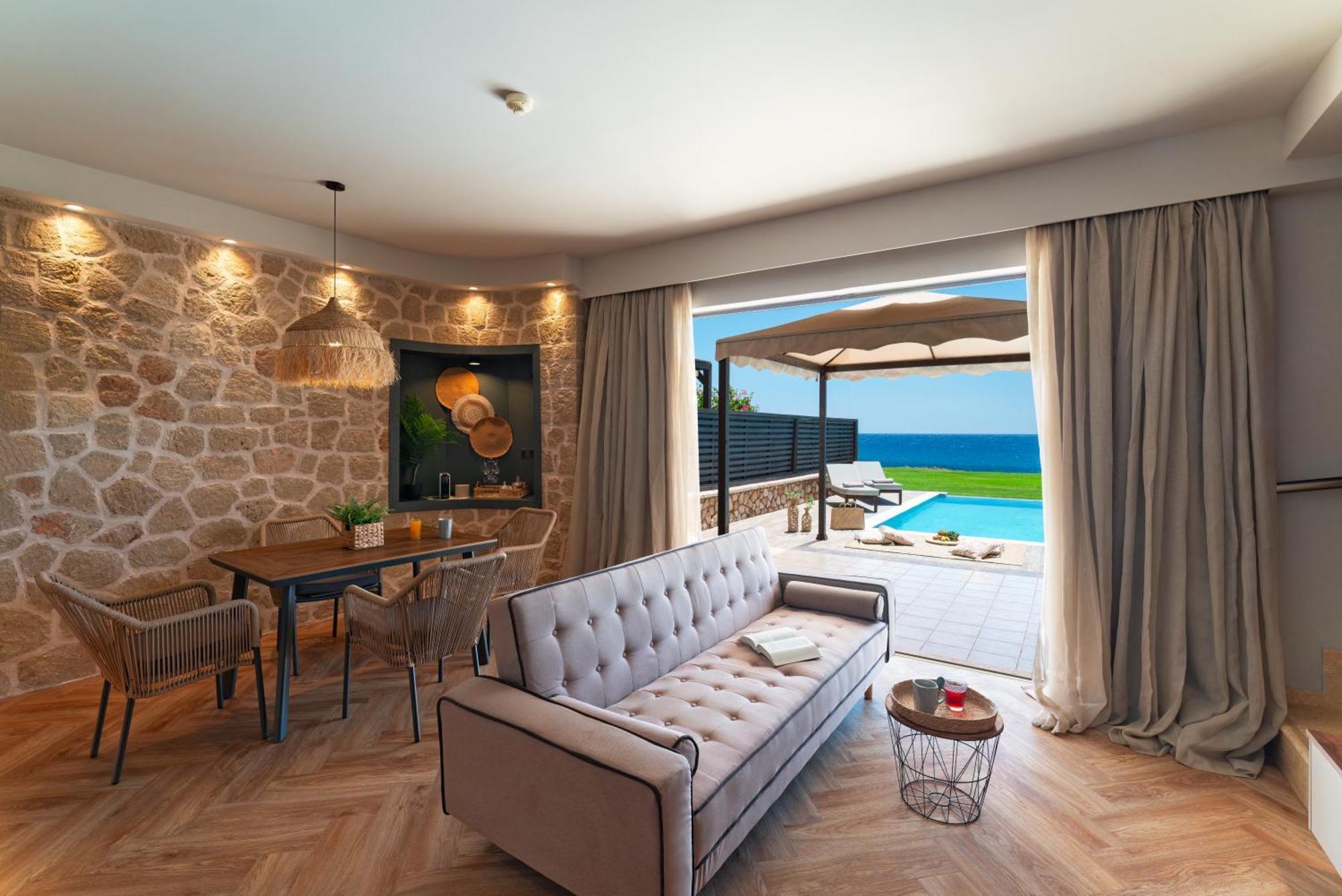 Al Mare Villas Kiotari Bagian luar foto