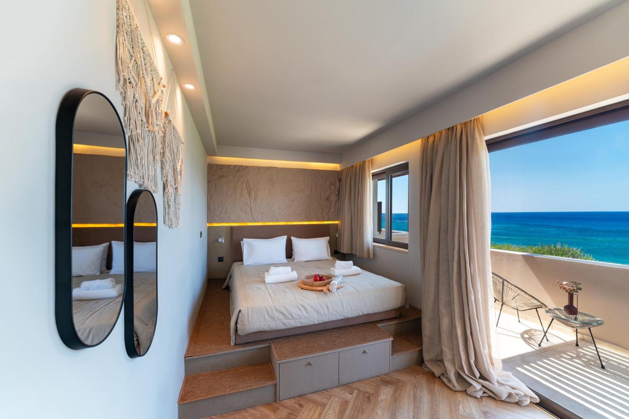 Al Mare Villas Kiotari Bagian luar foto