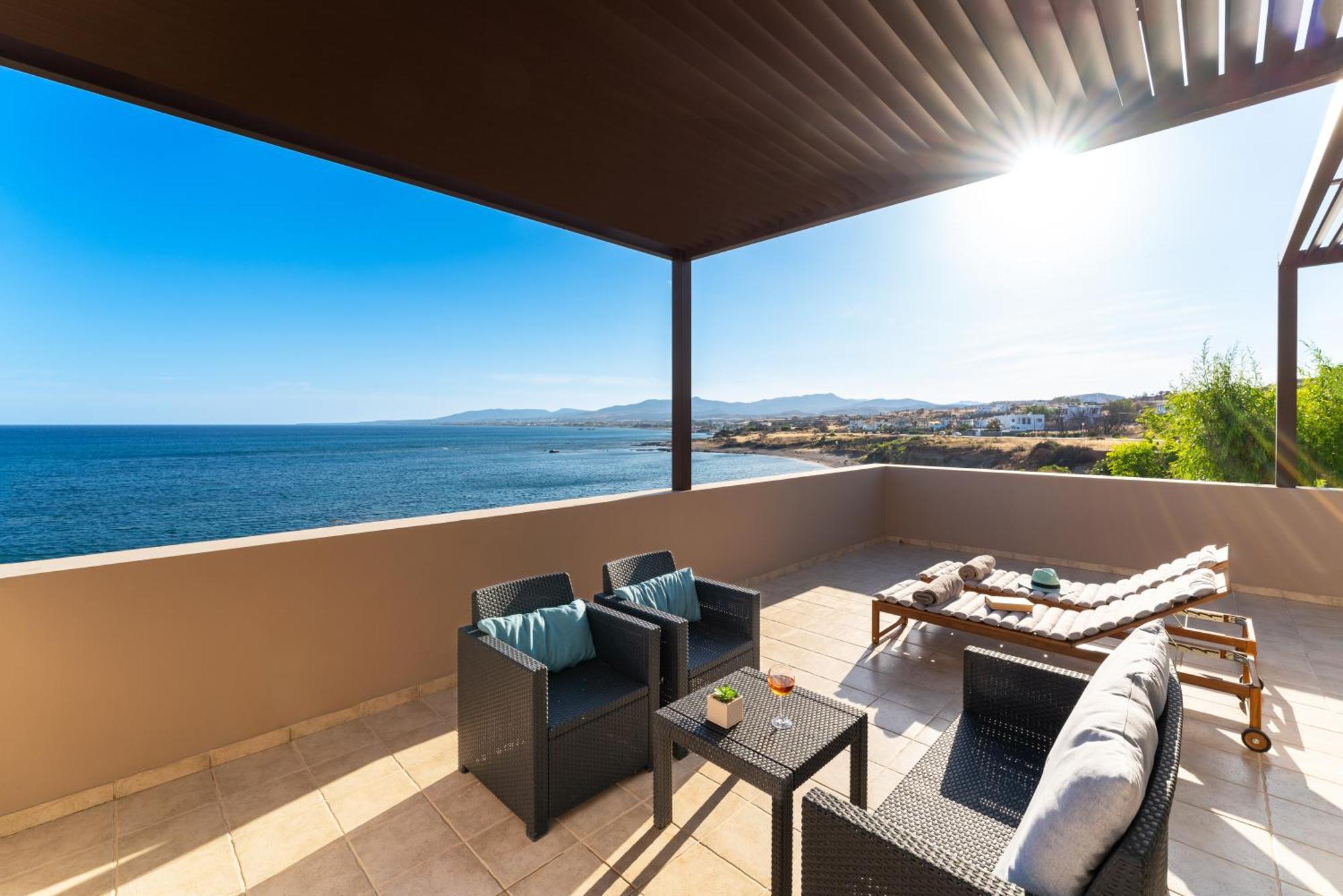 Al Mare Villas Kiotari Bagian luar foto